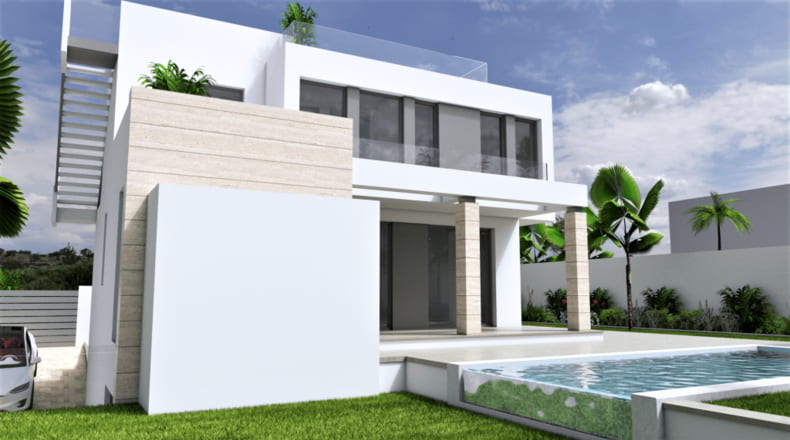 Modernas villas de lujo