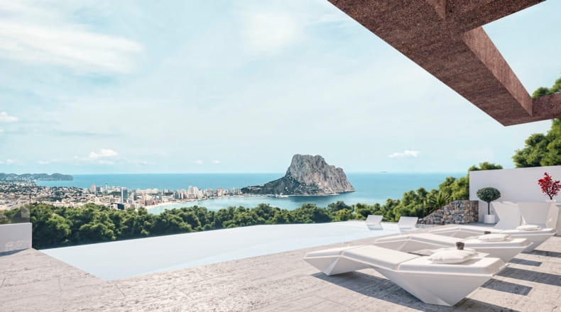 Villa de lujo de proyecto contemporáneo